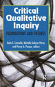 Book cover of: Critical Qualitative Inquiry. By: Gaile Sloan Cannella