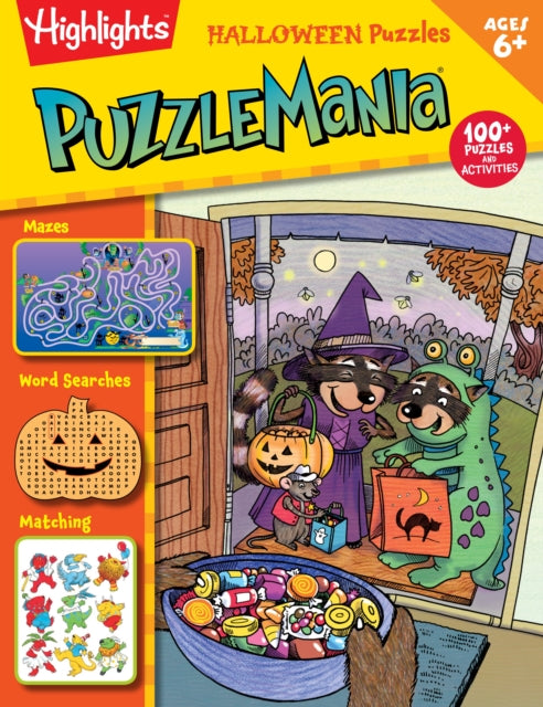 Book cover of: Halloween Puzzles. By: Highlights