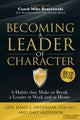 Book cover of: Becoming a Leader of Character. By: James Lee Anderson