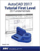 Book cover of: AutoCAD 2017 Tutorial First Level 2D Fundamentals. By: Randy Shih