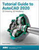 Book cover of: Tutorial Guide to AutoCAD 2020. By: Shawna Lockhart