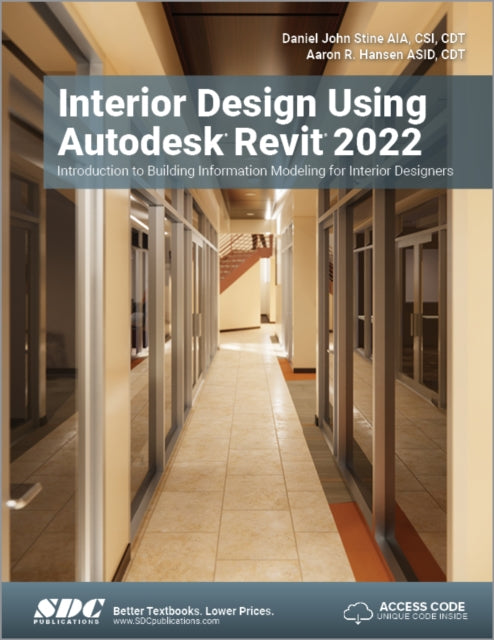 Book cover of: Interior Design Using Autodesk Revit 2022. By: Daniel John Stine