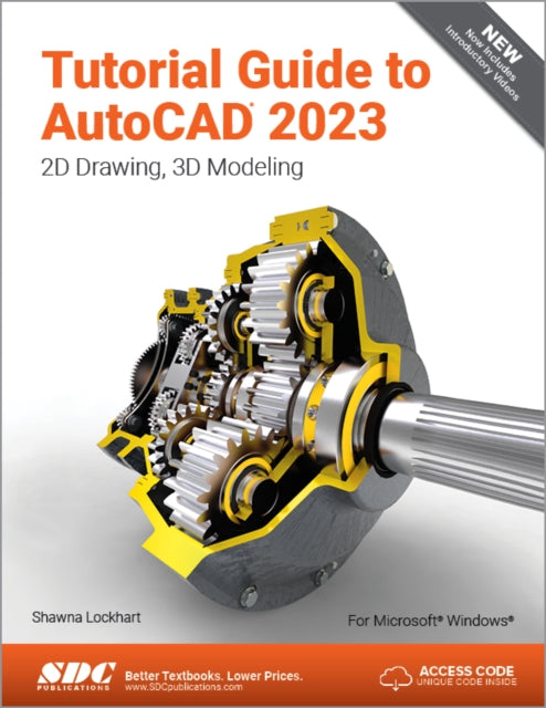 Book cover of: Tutorial Guide to AutoCAD 2023. By: Shawna Lockhart