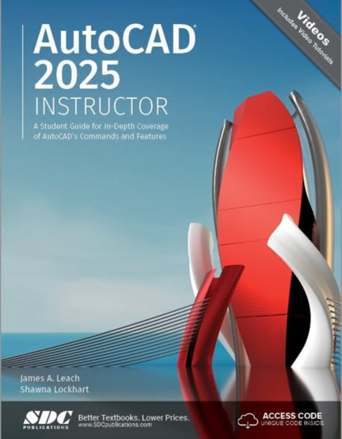 Book cover of: AutoCAD 2025 Instructor. By: Shawna Lockhart