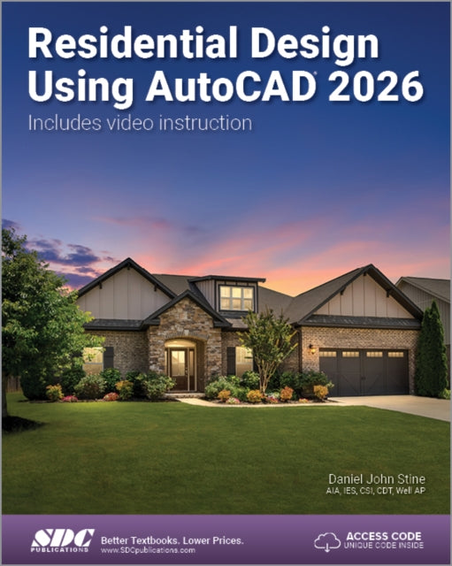 Book cover of: Residential Design Using AutoCAD 2026