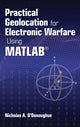 Book cover of: Practical Geolocation for Electronic Warfare Using MATLAB. By: Nicholas O'Donoughue