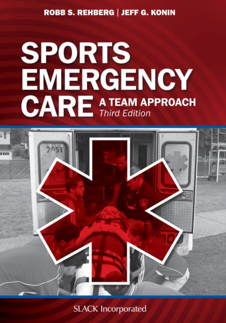 Book cover of: Sports Emergency Care. By: Robb Rehberg PhD  ATC  CSCS  NREMT  CF