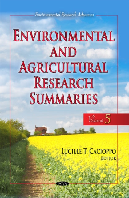 Book cover of: Environmental & Agricultural Research Summaries