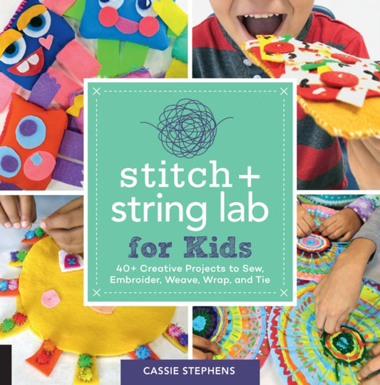 Book cover of: Stitch and String Lab for Kids