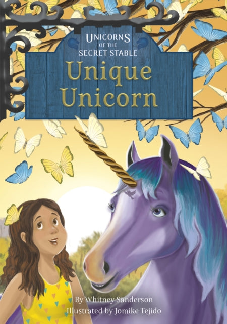 Book cover of: Unique Unicorn. By: Whitney Sanderson
