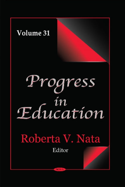 Book cover of: Progress in Education. Volume 31. By: Roberta V. Nata