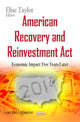 Book cover of: American Recovery and Reinvestment Act. By: Elise Taylor