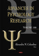 Book cover of: Advances in Psychology Research. Volume 100. By: Alexandra M. Columbus