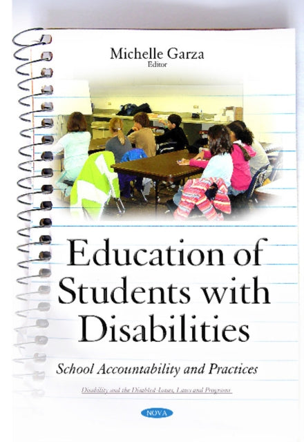 Book cover of: Education of Students with Disabilities. By: Michelle Garza