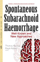 Book cover of: Spontaneous Subarachnoid Haemorrhage. By: Thomas Kapapa