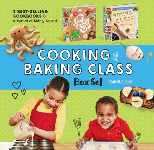Book cover of: Cooking & Baking Class Box Set. By: Deanna F. Cook