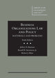 Book cover of: Business Organizations Law and Policy. By: Jeffrey Bauman