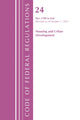 Book cover of: Code of Federal Regulations, Title 24 Housing and Urban Development 1700 - END, 2022. By: Office Of The Federal Register (U.S.)