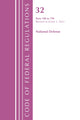Book cover of: Code of Federal Regulations, Title 32 National Defense 700-799, Revised as of July 1, 2022. By: Office Of The Federal Register (U.S.)