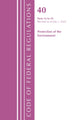 Book cover of: Code of Federal Regulations, Title 40 Protection of the Environment 53-59, Revised as of July 1, 2022. By: Office Of The Federal Register (U.S.)