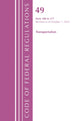 Book cover of: Code of Federal Regulations, Title 49 Transportation 100-177, Revised as of October 1, 2022. By: Office Of The Federal Register (U.S.)