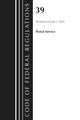Book cover of: Code of Federal Regulations, Title 39 Postal Service, Revised as of July 1, 2023. By: Office Of The Federal Register (U.S.)