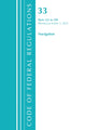 Book cover of: Code of Federal Regulations, Title 33 Navigation and Navigable Waters 125-199, Revised as of July 1, 2021. By: Office of the Federal Register (U.S.)