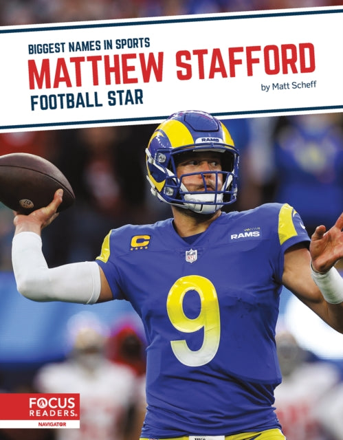 Book cover of: Matthew Stafford. By: TBD