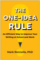 Book cover of: One-Idea Rule. By: Mark Rennella