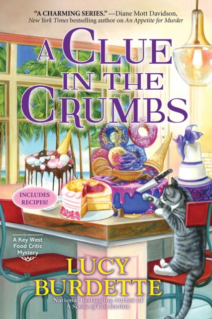 Book cover of: Clue in the Crumbs. By: Lucy Burdette