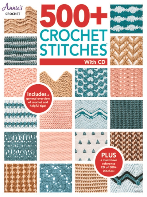 Book cover of: 500+ Crochet Stitches with CD