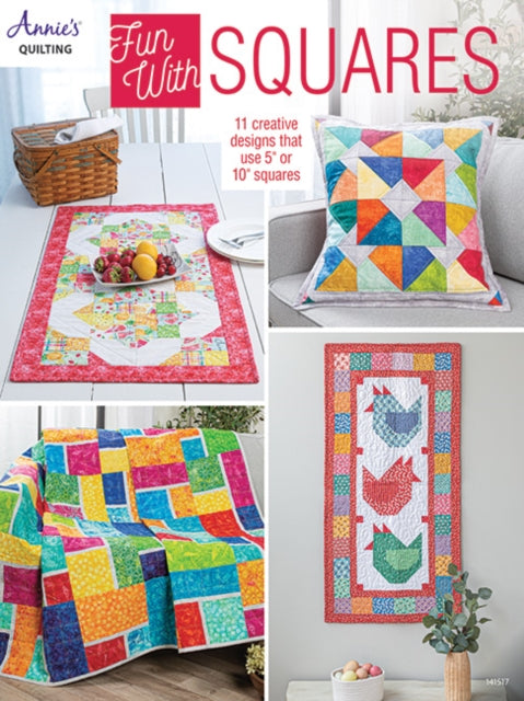 Book cover of: Fun with Squares. By: Annie's