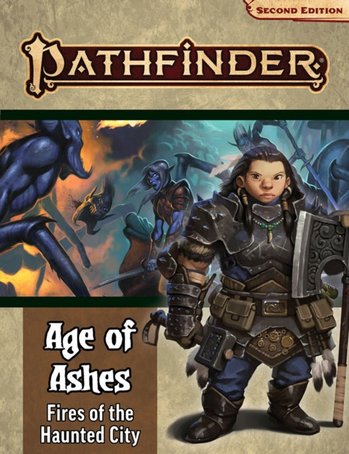 Book cover of: Pathfinder Adventure Path: Fires of the Haunted City (Age of Ashes 4 of 6) [P2]. By: Paizo Staff
