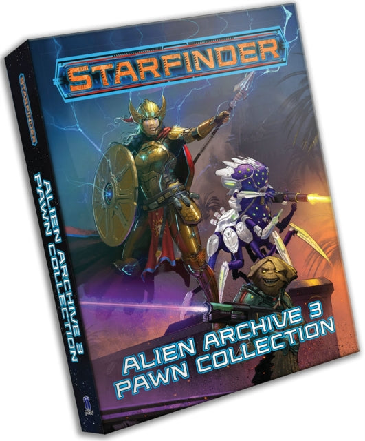 Book cover of: Starfinder Pawns: Alien Archive 3 Pawn Collection