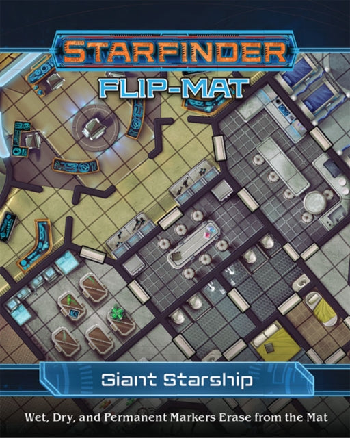 Book cover of: Starfinder Flip-Mat: Giant Starship