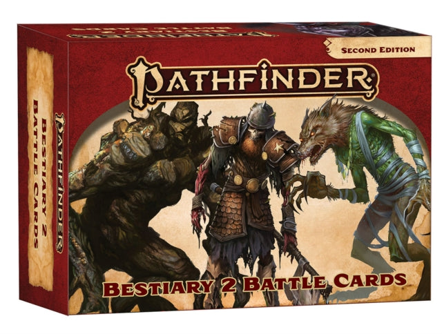Book cover of: Pathfinder Bestiary 2 Battle Cards (P2)