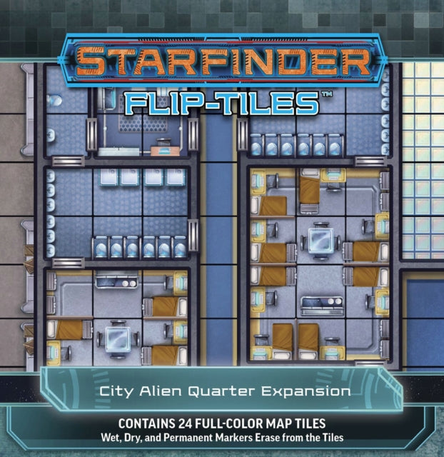 Book cover of: Starfinder Flip-Tiles: City Alien Quarter Expansion