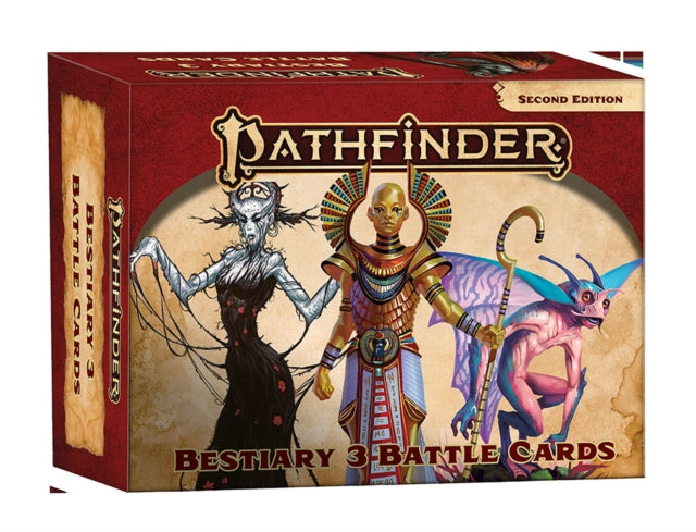 Book cover of: Pathfinder Bestiary 3 Battle Cards (P2)