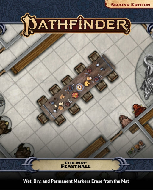 Book cover of: Pathfinder Flip-Mat: Feasthall. By: Jason Engle