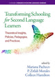Book cover of: Transforming Schooling for Second Language Learners. By: Mariana Pacheco