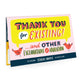 Book cover of: Em & Friends Thank You Sticky Note Packet. By: Emily Mc Dowell