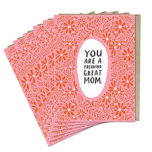 Book cover of: 6-Pack Em & Friends Freaking Great Mom Card