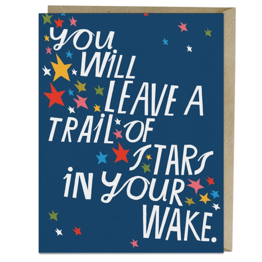 Book cover of: 6-Pack Lisa Congdon for Em & Friends Women Trail of Stars Card