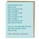 Book cover of: 6-Pack Elizabeth Gilbert for Em & Friends Love The One in You Card