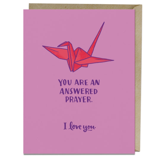 Book cover of: 6 Pack Em & Friends Answered Prayer Love Card