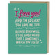 Book cover of: 6 Pack Em & Friends Watch you Sleep Love Card