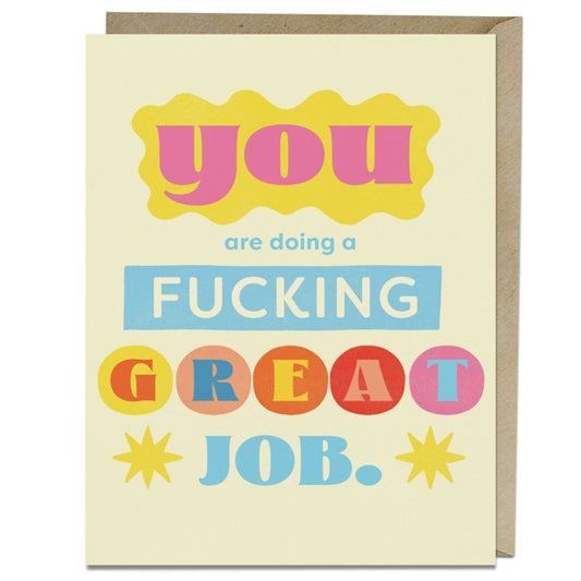 Book cover of: 6-Pack Em & Friends Doing Fucking Great Greeting Cards