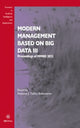 Book cover of: Modern Management based on Big Data III. By: A. J. Tallón-Ballesteros
