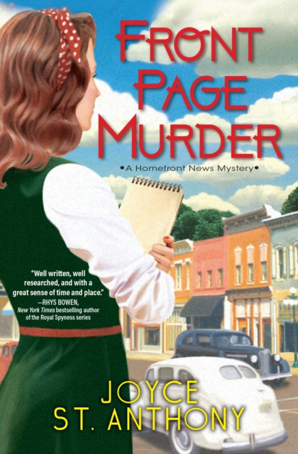 Book cover of: Front Page Murder. By: Joyce St. Anthony