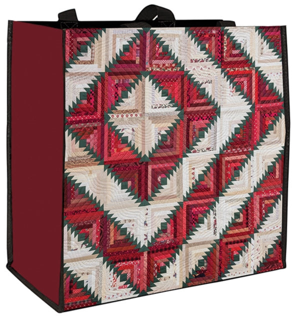 Book cover of: Carolie Hensley's Holiday Log Cabin Eco Tote